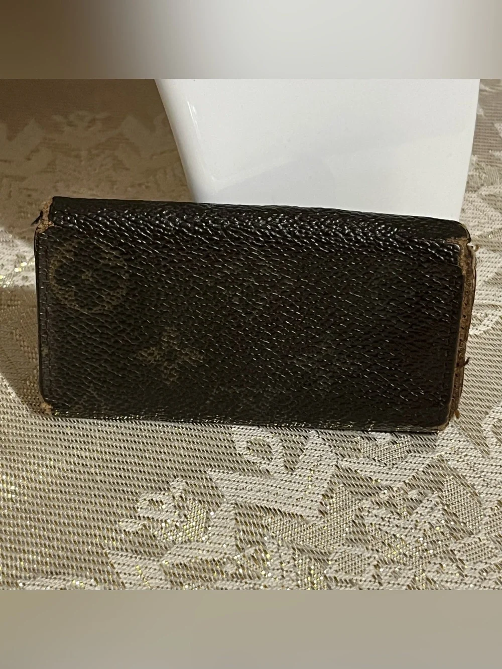 Louis Vuitton Monogram Leather Key Holder Wallet *Project / Rehab Piece*